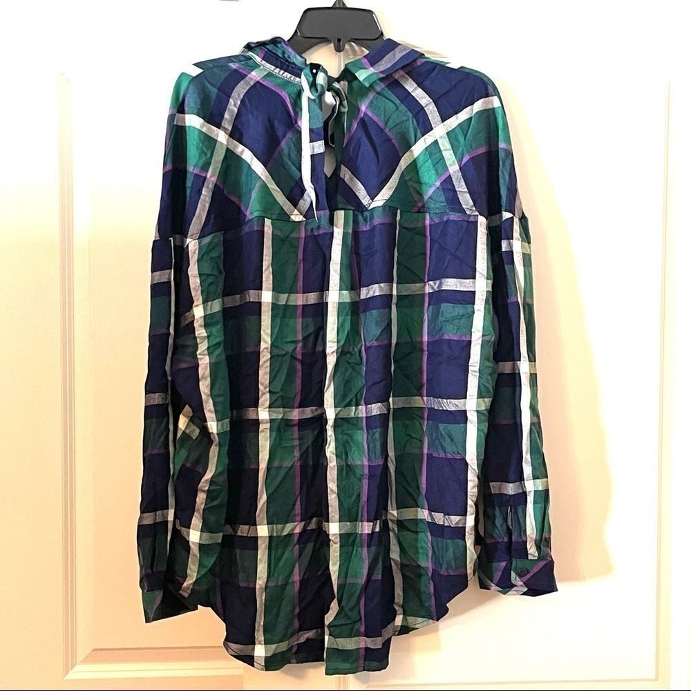 Sanctuary Plaid Tie-Back Shirt - Picture 8 of 9